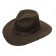 M&F Indy Brown Crushable Wire Brim Adult